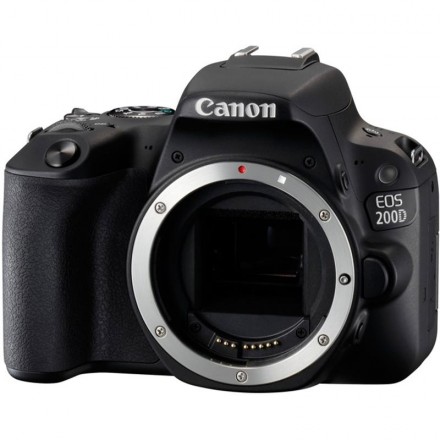 Цифр. фотокамера зеркальная Canon EOS 200D Body Black
